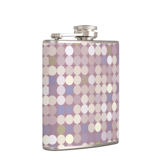 Gewebe kreist abstraktes Muster ein Flachmann (Rechts)