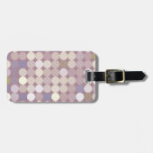 Gewebe kreist abstraktes Muster ein Gepäckanhänger (Vorderseite horizontal)