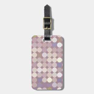 Gewebe kreist abstraktes Muster ein Gepäckanhänger