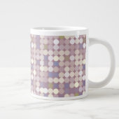Gewebe kreist abstraktes Muster ein Jumbo-Tasse (Rechts)