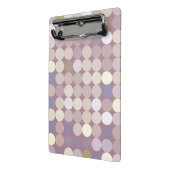 Gewebe kreist abstraktes Muster ein Mini Klemmbrett (Gewinkelt2)