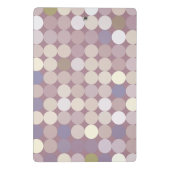 Gewebe kreist abstraktes Muster ein Mini Klemmbrett (Rückseite)