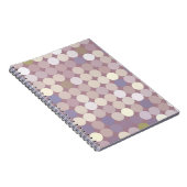 Gewebe kreist abstraktes Muster ein Notizblock (Rechte Seite)