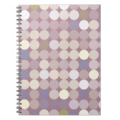 Gewebe kreist abstraktes Muster ein Notizblock (Vorderseite)