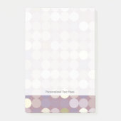 Gewebe kreist abstraktes Muster ein Post-it Klebezettel (Vorderseite)