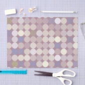 Gewebe kreist abstraktes Muster ein Seidenpapier (Handwerk)