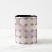 Gewebe kreist abstraktes Muster ein Tasse (Zentrum)