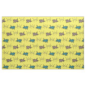 Gewebe kundengerechte des Graffiti-Art-blaues Stoff (Fat Quarter (45,7 x 55,9 cm))