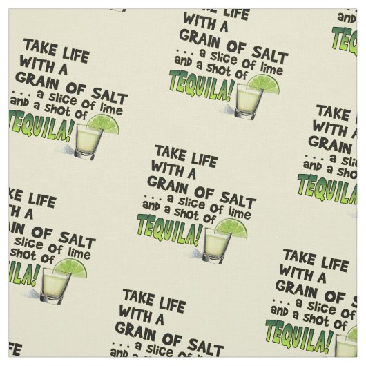 GEWEBE - Leben, Salz, Limon, TEQUILA! Stoff (Muster)