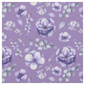 Gewebe - Lila Passionsblume Stoff (Nahaufnahme)