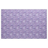 Gewebe - Lila Passionsblume Stoff (Fat Quarter (45,7 x 55,9 cm))