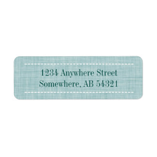 Gewebe Linen Textur in Aqua Aquamarin