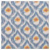 Gewebe mit blauem ikat Muster Stoff (Muster)