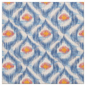 Gewebe mit blauem Kat-Muster Stoff (Muster)