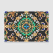 Gewebe mit brasilianischer Farbgestaltung Seidenpapier (Vorderseite)