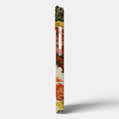 Gewebe mit einem wiederholenden Blumenmuster Case-Mate iPhone Hülle (Rückseite / Links)