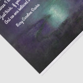 Gewebe mit Fee und Gedicht Seidenpapier (Ausschnitt)