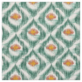 Gewebe mit grünem Katzenmuster Stoff (Muster)