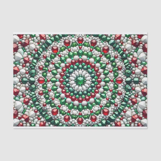 Gewebe mit italienischer Farbgestaltung Seidenpapier (Vorderseite)