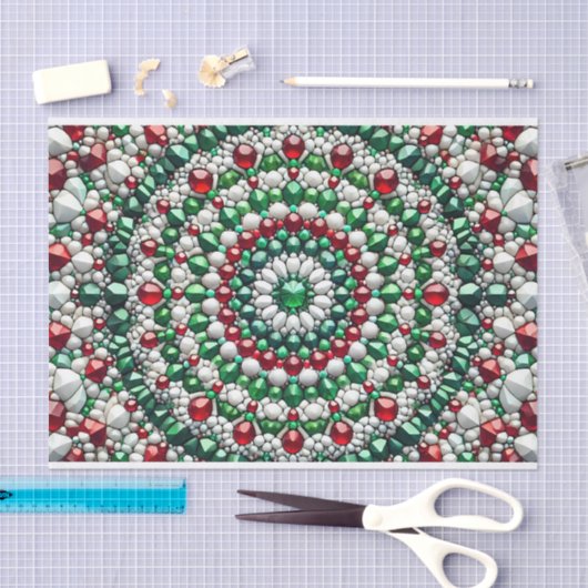 Gewebe mit italienischer Farbgestaltung Seidenpapier (Handwerk)