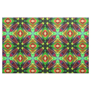 Gewebe mit Kaleidoskop-Design in mehrfarbigen Farb Stoff