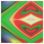 Gewebe mit Kaleidoskop-Design in mehrfarbigen Farb Stoff (Nahaufnahme)