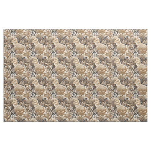 Gewebe mit Kaninchenmuster Stoff (Fat Quarter (45,7 x 55,9 cm))