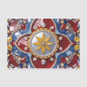 Gewebe mit kolumbianischer Farbgestaltung Seidenpapier