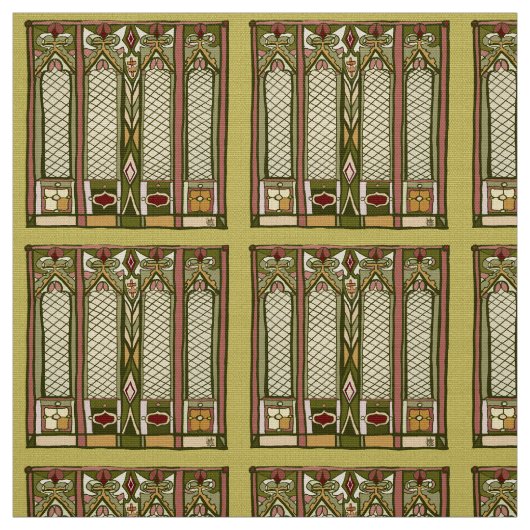 Gewebe mit "Kunst-und Handwerks-" stilisiertem Stoff (Muster)