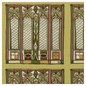 Gewebe mit "Kunst-und Handwerks-" stilisiertem Stoff (Nahaufnahme)