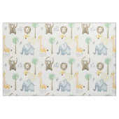 Gewebe mit Safari-Tieren für Kinder Stoff (Fat Quarter (45,7 x 55,9 cm))