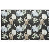 Gewebe mit Safari-Tieren für Kinder Stoff (Fat Quarter (45,7 x 55,9 cm))