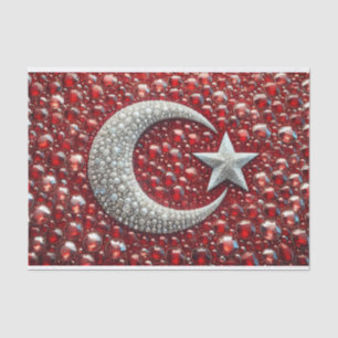 Gewebe mit türkischer Farbgestaltung Seidenpapier