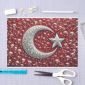 Gewebe mit türkischer Farbgestaltung Seidenpapier (Handwerk)