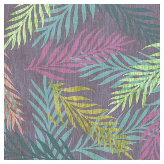 Gewebe mit Vintagem Blumenmuster Stoff (Nahaufnahme)