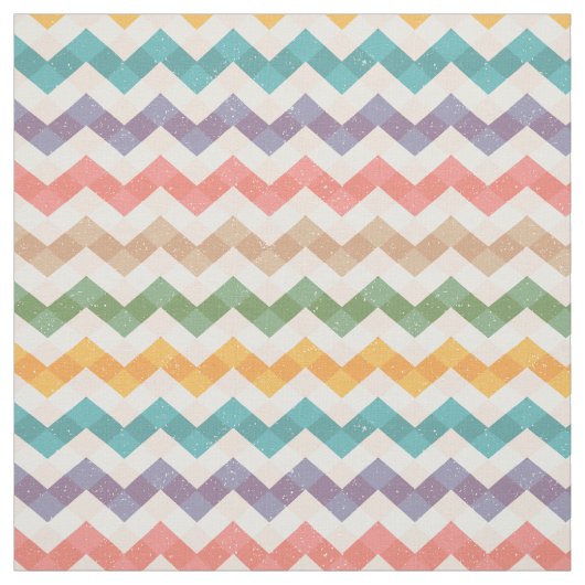 Gewebe mit Vintagem Zickzackmuster. Stoff (Muster)