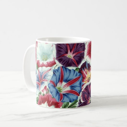 Gewebe-"Mond-Blumen" Becher Philip Jacobs Kaffeetasse (Vorderseite Links)