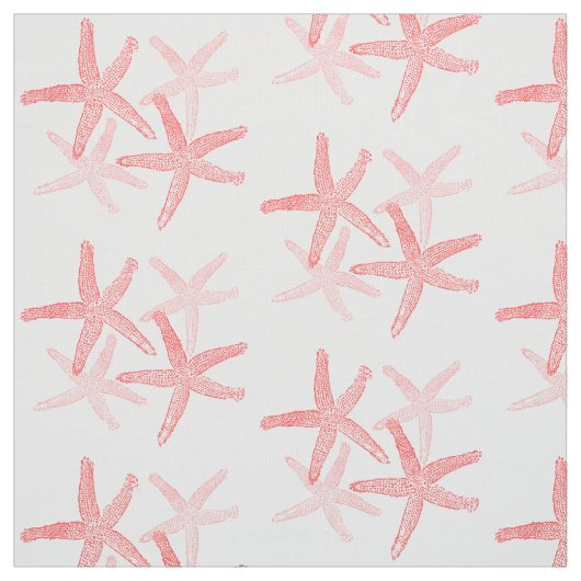 Gewebe Nautischer Stachelstrandstrand Rosa Stoff (Muster)