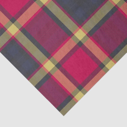 Gewebe oder Decoupage Paper - Schottischer Tartan Seidenpapier (Detail)