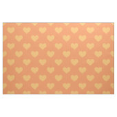 Gewebe: Orange Herzen Stoff (Fat Quarter (45,7 x 55,9 cm))