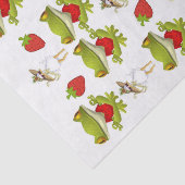 Gewebe Papier Frösche Hühnerraubbe (Ausschnitt)