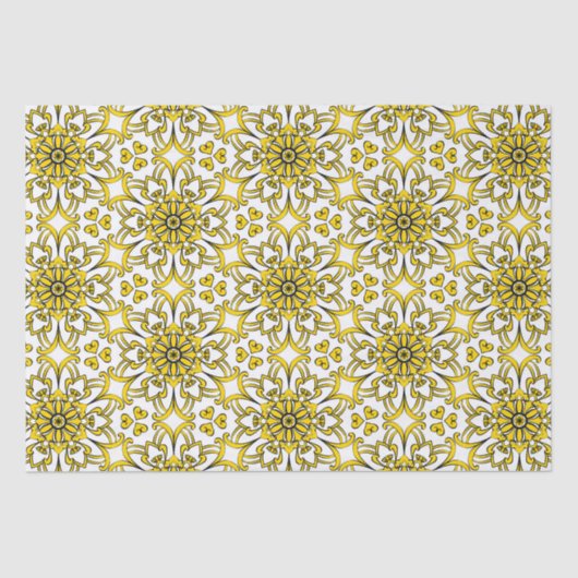 Gewebe Papier Luxusmuster arabesque Muster (Vorderseite)