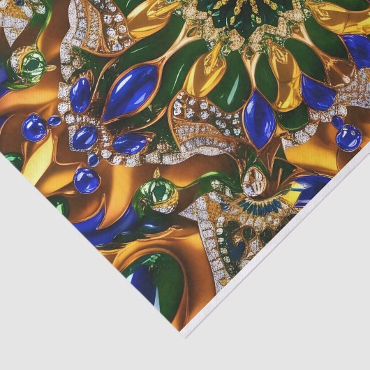 Gewebe-Papier mit brasilianischer Farbgestaltung Seidenpapier (Ausschnitt)