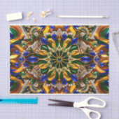 Gewebe-Papier mit brasilianischer Farbgestaltung Seidenpapier (Handwerk)