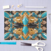 Gewebe-Papier mit den Bahamas-Farben Seidenpapier (Handwerk)