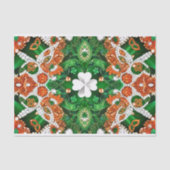 Gewebe-Papier mit irischer Farbgestaltung Seidenpapier (Vorderseite)