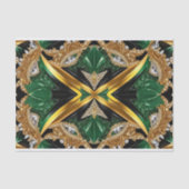 Gewebe-Papier mit jamaikanischer Farbgestaltung Seidenpapier (Vorderseite)