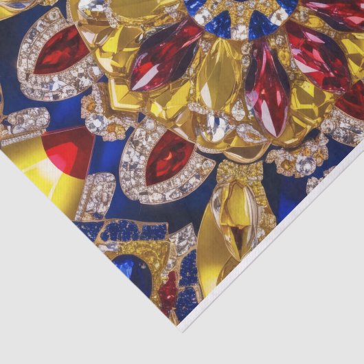 Gewebe-Papier mit kolumbianischer Farbgestaltung Seidenpapier (Ausschnitt)