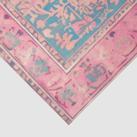 Gewebe-Papier mit persischem Muster Seidenpapier (Detail)