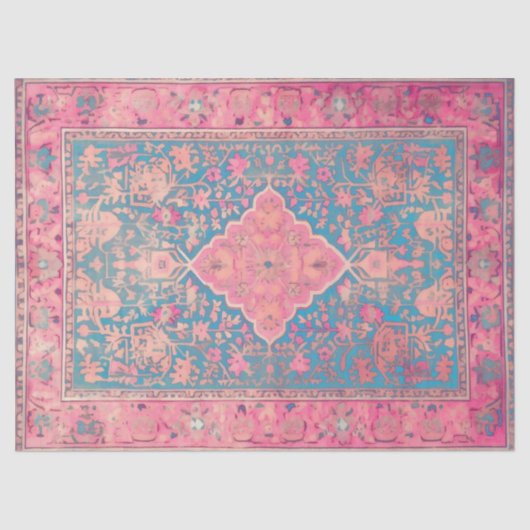 Gewebe-Papier mit persischem Muster Seidenpapier (Vorderseite)